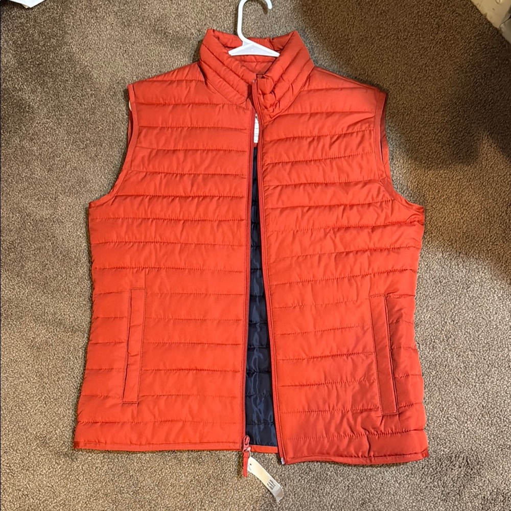 Gap Brand New Orange Quilted Vest